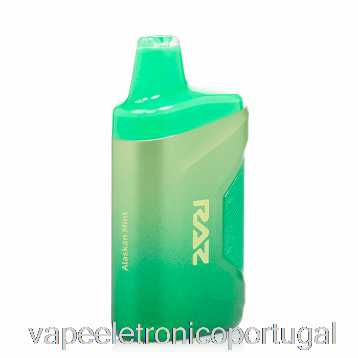 Vape Eletrônico Raz Ca6000 0% Zero Nicotina Descartável Hortelã Do Alasca